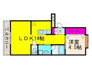 マンション東岡の物件間取画像